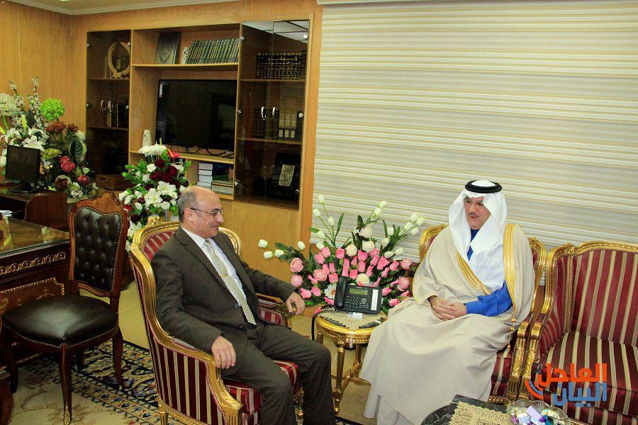 المملكة لدى مصر اثناء لقاء وزير العدل
