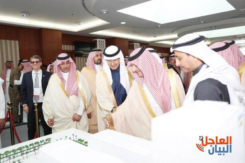 لأمير المنطقة الشرقية خلال تدشينه فعاليات مؤتمر سابك، بحضور وزير الطاقة الأمير عبدالعزيز بن سلمان