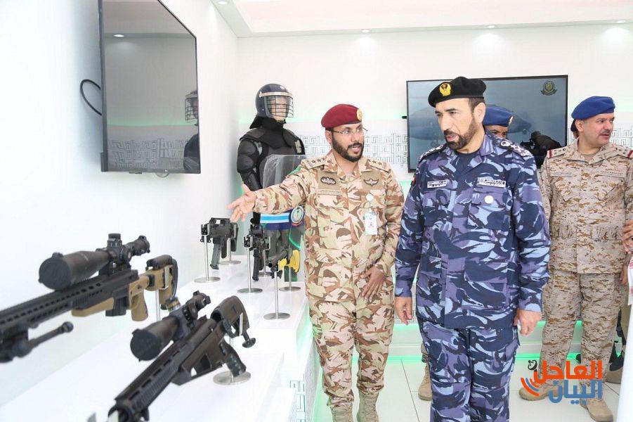 لمشاركة رئيس الوفد السعودي المشارك في التمرين التعبوي لدول مجلس التعاون في افتتاح المعرض الأمني لدول المجلس