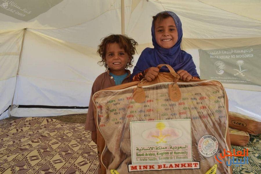 لتوزيع مركز الملك سلمان للإغاثة يوزع مساعدات إيوائية متنوعة لمتضرري السيول في محافظة مأرب 1