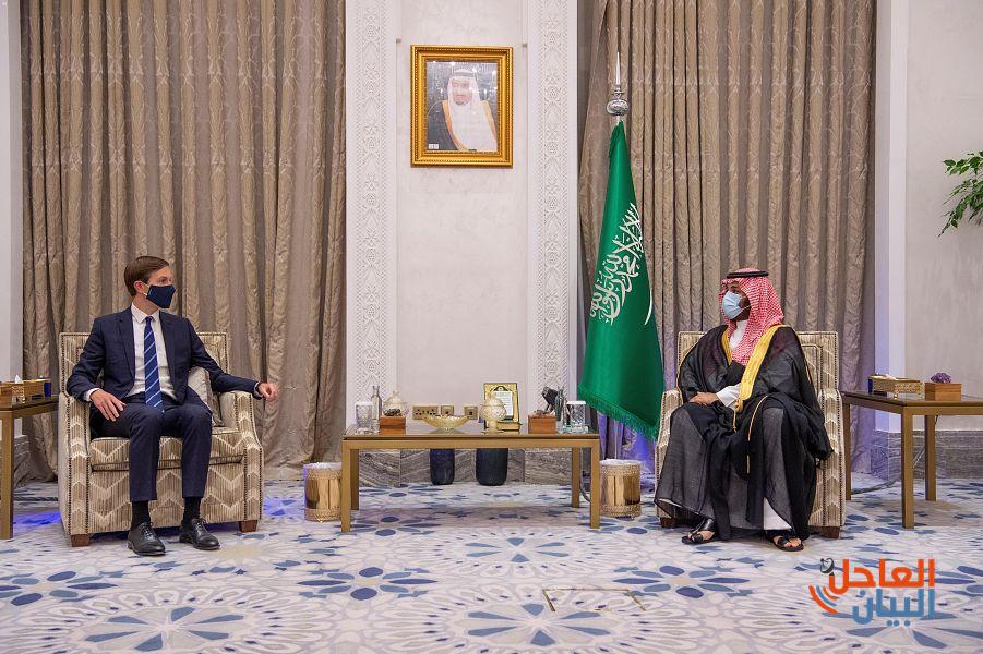 ولي العهد يلتقي كبير مستشاري الرئيس الامريكي
