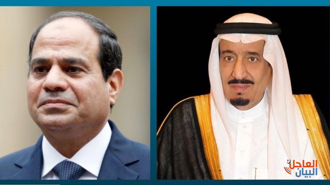 خادم الحرمين الشريفين والرئيس عبد الفتاح السيسي 1