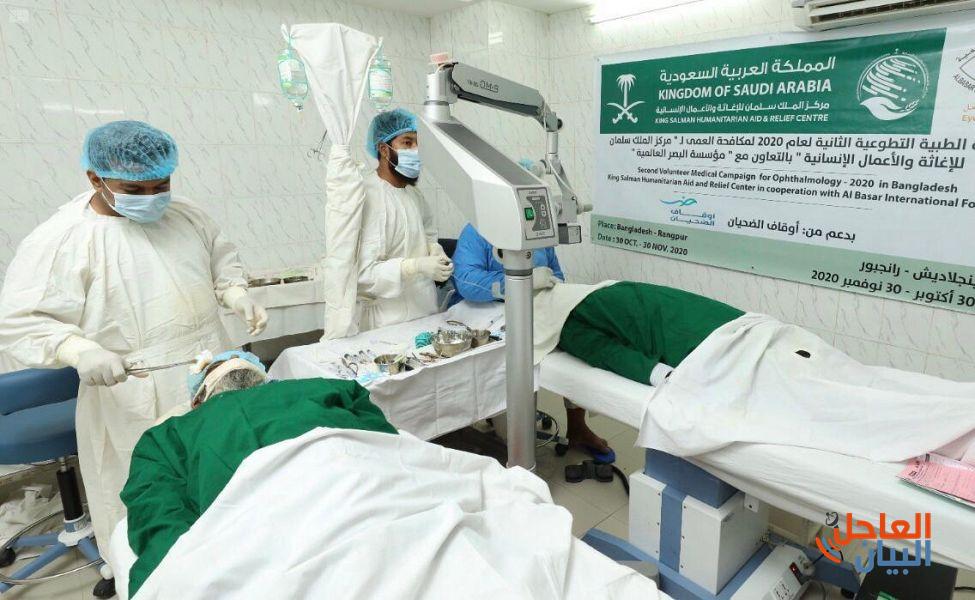 لتقديم الفريق الطبي التطوعي لمركز الملك سلمان للإغاثة العلاج خلال شهرين لـ32766 مريضًا بمجال مكافحة العمى في