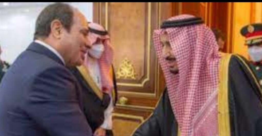 الملك سلمان والرئيس السيسي